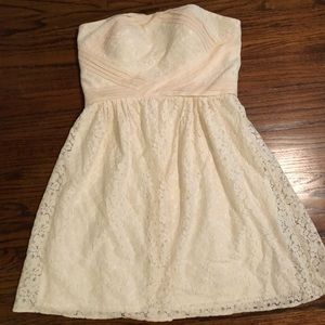 White lace dress